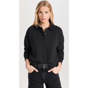 Z Supply Black Polo Sweatshirt